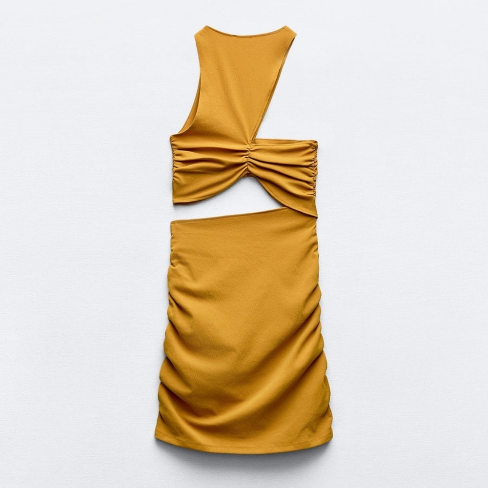 Zara Cutout Bodycon Mini Dress - Picture 3 of 13